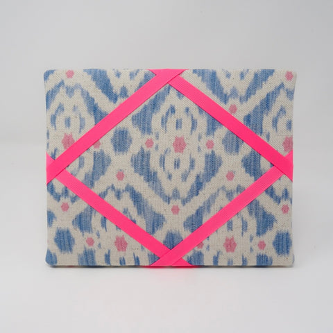 Freestanding Photo Frame - Blue Ikat