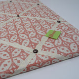 Fermoie Pink Hamble Ribbon Memo Board / Ivory Ribbon