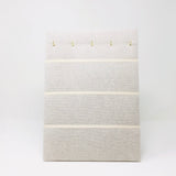 Hook & Hang Jewellery Board - Soft Grey / Ivory