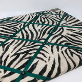 Zebra Ribbon Memo Board - Dark Green Ribbon