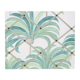 Large Palm Print / Green Ribbon Memo Board