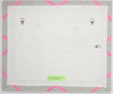 Soft Grey / Bubblegum Pink Ribbon Memo Board