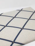 Soft Grey / Navy Ribbon Memo Board
