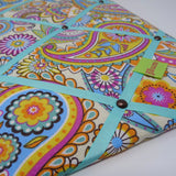 Rainbow Paisley Ribbon Memo Board