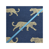 Navy Leopard Ribbon Memo Board / Your choice of Ribbon