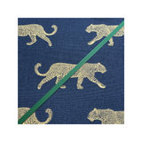 Navy Leopard Ribbon Memo Board / Your choice of Ribbon