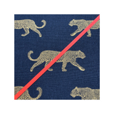 Navy Leopard Ribbon Memo Board / Your choice of Ribbon