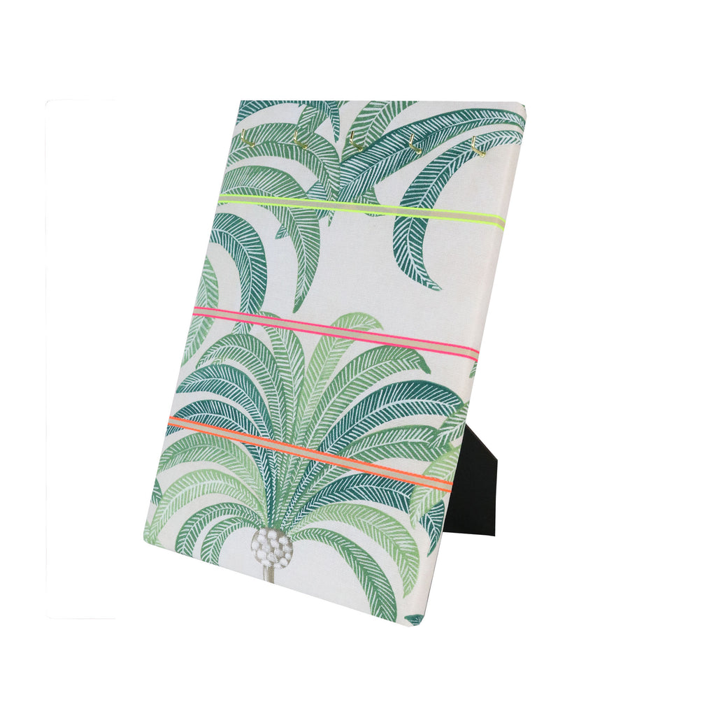 Hook & Hang Jewellery Board - Palm Tree / Neon Ribbon