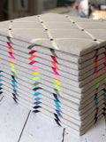 Soft Grey / Neon Yellow Ribbon Memo Board