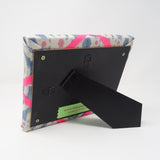 Freestanding Photo Frame - Blue Ikat