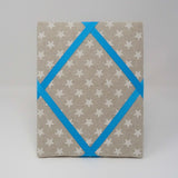 Freestanding Photo Frame - Stars / Turquoise Ribbon
