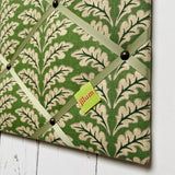 Green Oak Leaf Ribbon Memo Board - Soft Green Ribbon