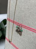 Hook & Hang Jewellery Board - Soft grey / Pink Neon Ribbon