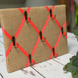 hessian key hanger key holder