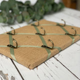 hessian key holder key hanger