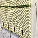 Hook & Hang - Specs and Sunnies Key Holder / Fermoie Green Marden / Moss Green Ribbon