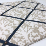 Fermoie Natural Aylsham Ribbon Memo Board / Navy Ribbon