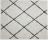 Soft Grey / Charcoal Ribbon Memo Board
