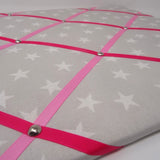 Stars Ribbon Memo Board / Mixed Pink Ribbons