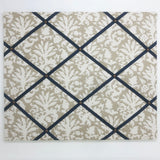 Fermoie Natural Aylsham Ribbon Memo Board / Navy Ribbon