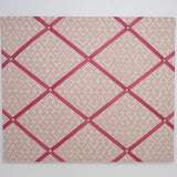 Fermoie Pale Pink Rabanna Ribbon Memo Board / Rose Pink Ribbon