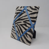 Freestanding Photo Frame - Zebra Print / French Blue Ribbon