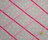 Stars Ribbon Memo Board / Mixed Pink Ribbons