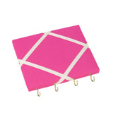 Pink / Ivory Ribbon Jewellery Holder