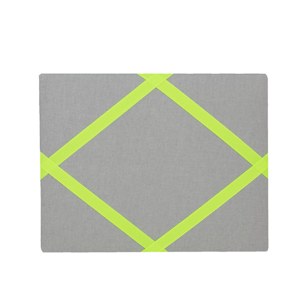 Silver / Neon Yellow Magnetic Photo Frame